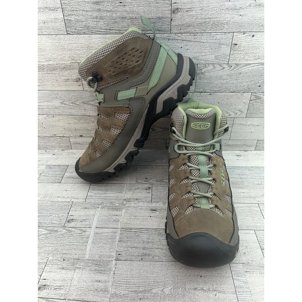 Keen Targhee Vent Mid Boots Women Size 11 Hiking Shoes‎ Waterproof Trail Outdoor